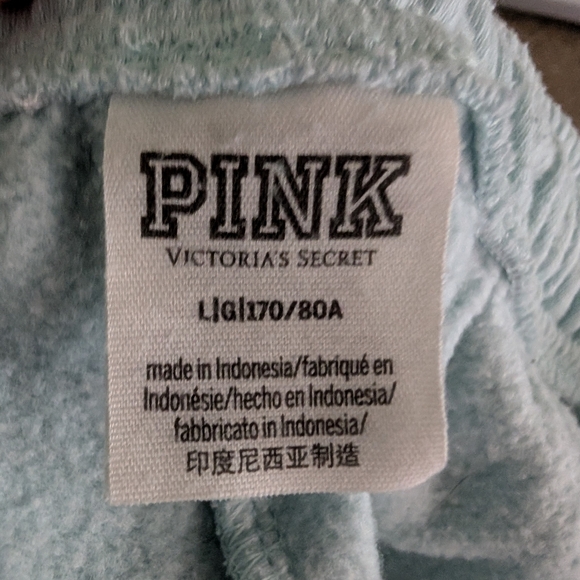 PINK Victoria's Secret Everyday Fleece High-Waist Gym Pants  Size Large (EUC) - Picture 4 of 10